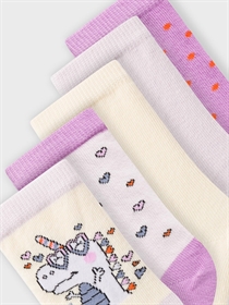 NAME IT 5-pak Strømper Vilnni Orchid Hush